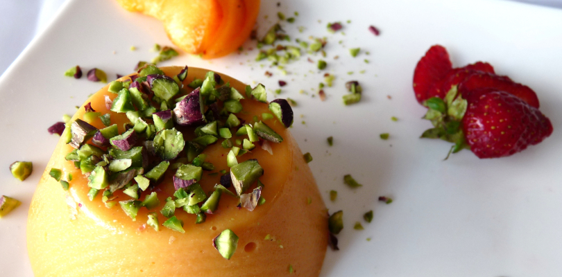 Crème abricots, miel, amande et pistache Crème abricots, miel, amande et pistache