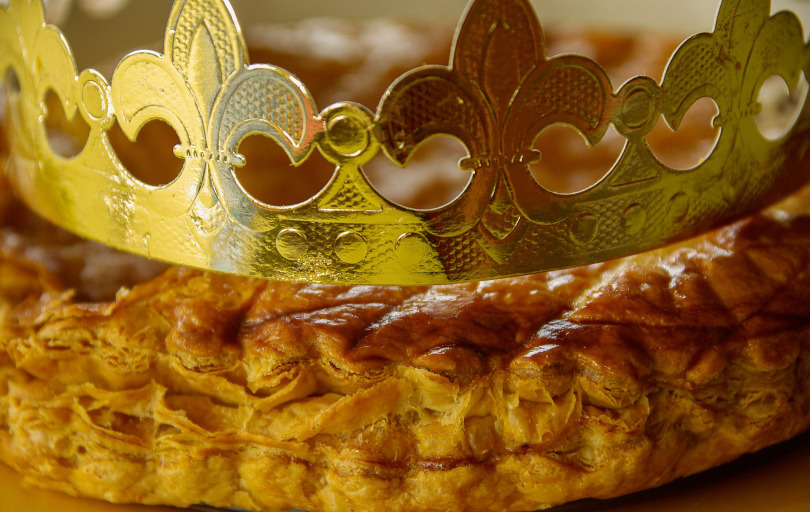 Galette des Rois, amandes, pistaches et dattes Galette des Rois, amandes, pistaches et dattes