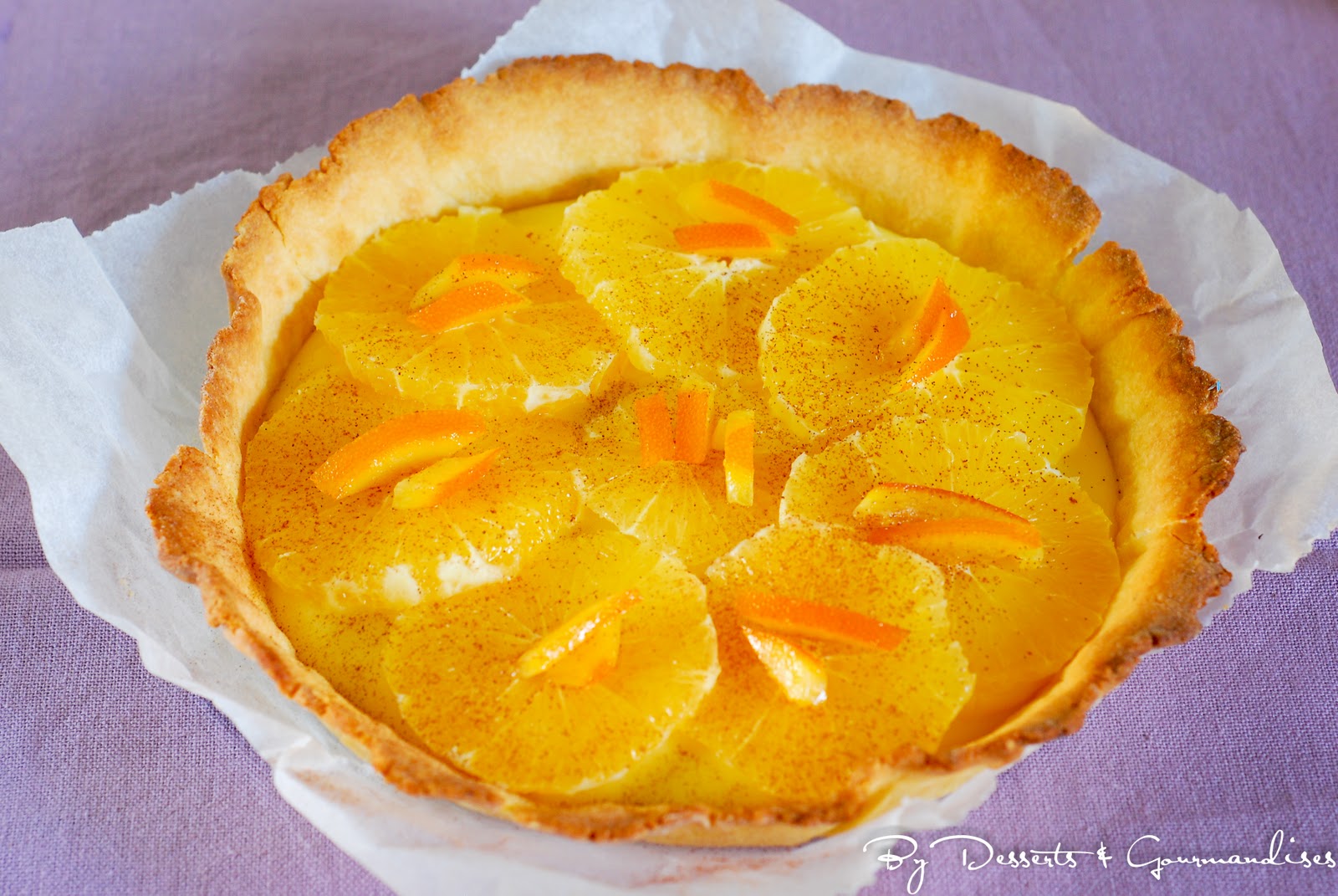 Tarte fraîcheur orange & citron Tarte fraîcheur orange & citron