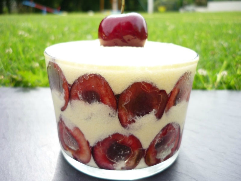 Tiramisu aux cerises Tiramisu aux cerises