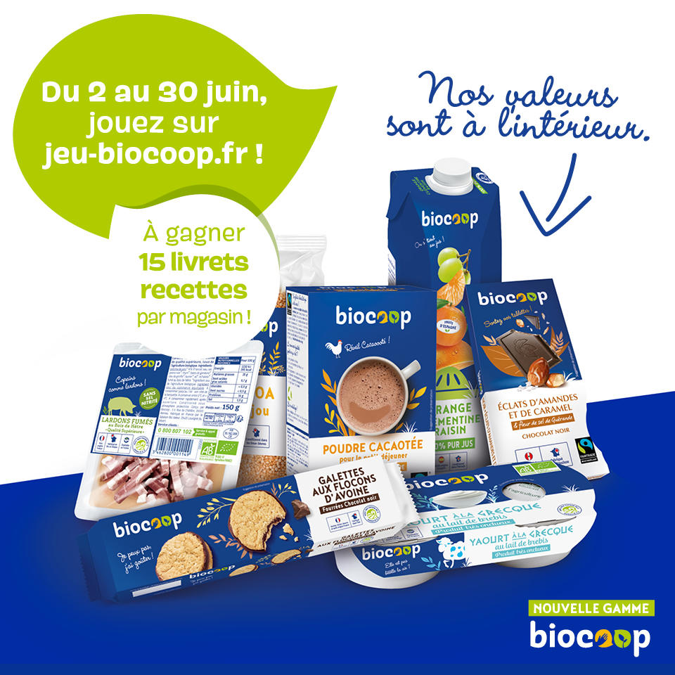 Découvrez la marque Biocoop, la marque de nos valeurs ! Découvrez la marque Biocoop, la marque de nos valeurs !