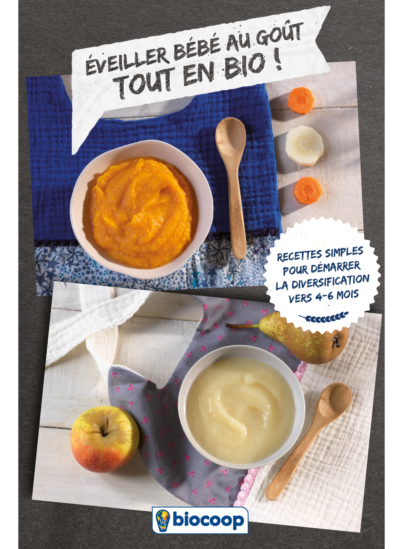 Eveillez bébé aux goûts tout bio ! Eveillez bébé aux goûts tout bio !