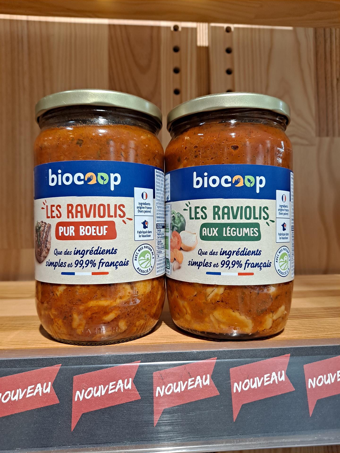 Raviolis Biocoop Origine France