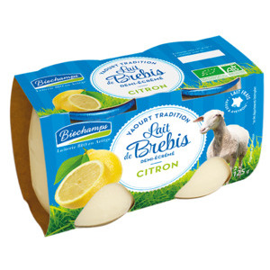 Yaourts citron brebis Yaourts citron brebis