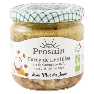 Curry de lentilles à l'indienne Curry de lentilles à l'indienne