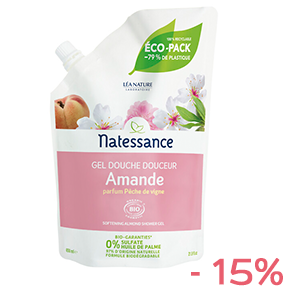 Gel douche amande pêche Gel douche amande pêche