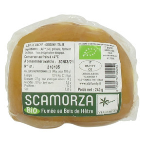 Scamorza fumée au bois de hêtre Scamorza fumée au bois de hêtre