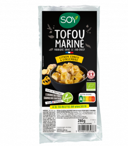 Tofu mariné citron gingembre Tofu mariné citron gingembre
