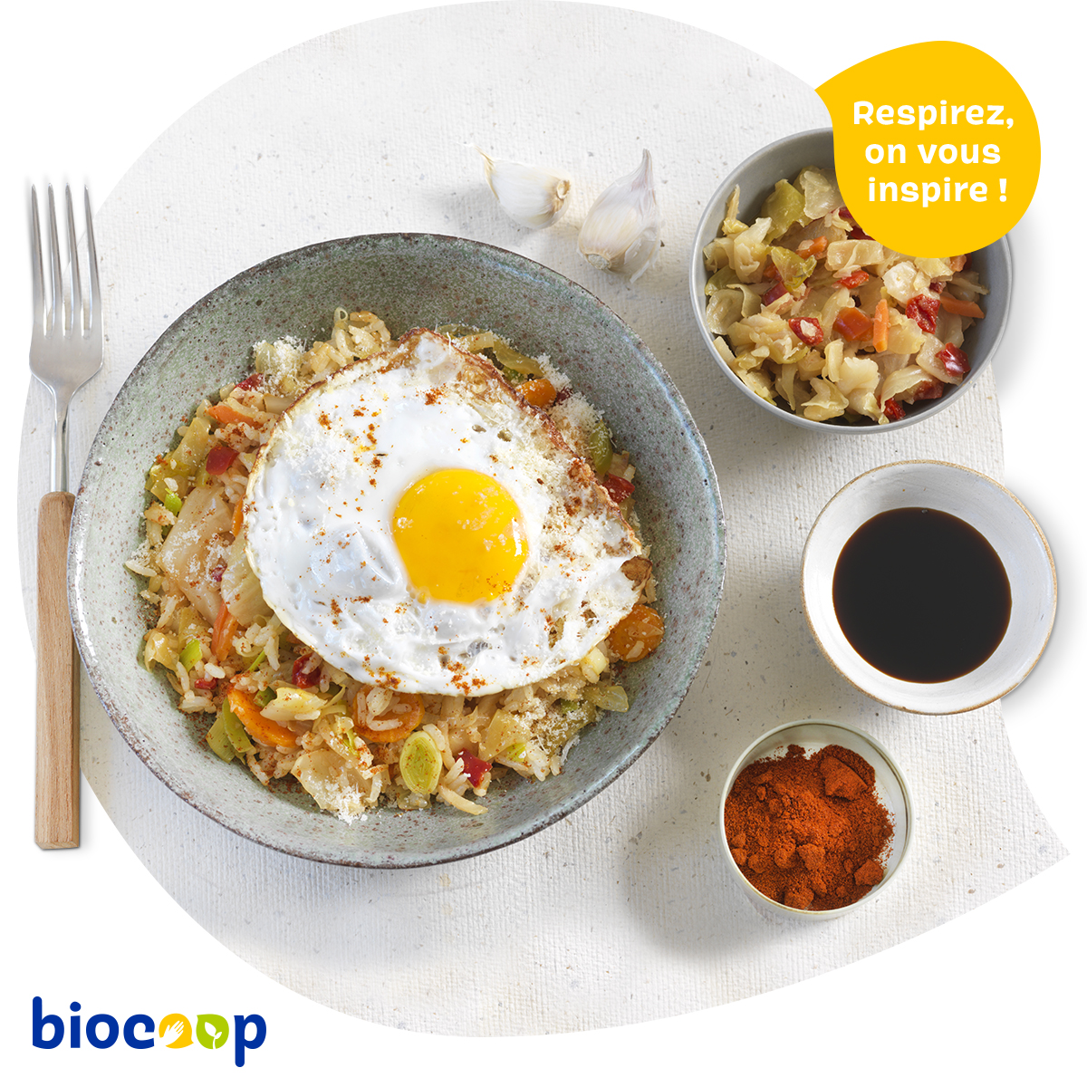 Riz sauté au Kimchi et aux œufs Riz sauté au Kimchi et aux œufs