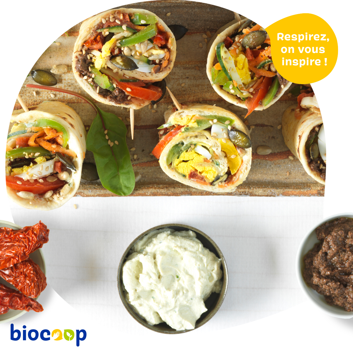 Makis Sojami ciboulette-échalote, tapenade et légumes Makis Sojami ciboulette-échalote, tapenade et légumes