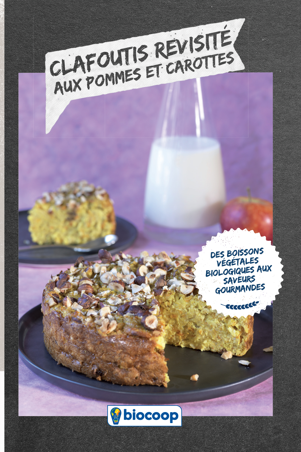Clafouti revisité aux pommes et carottes Clafouti revisité aux pommes et carottes