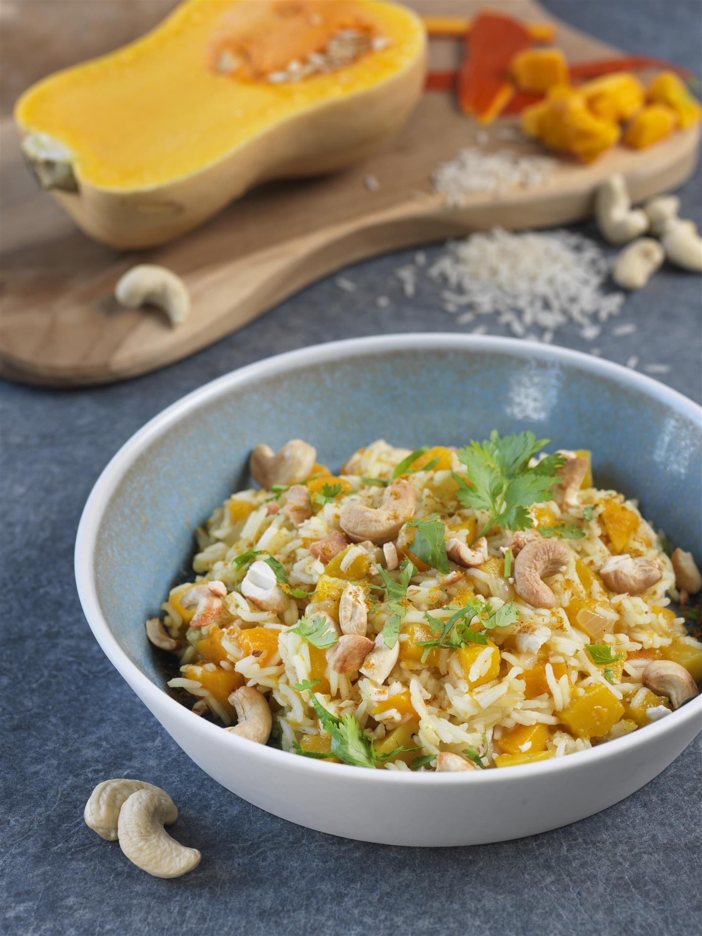 Riz sauté au potimarron et butternut Riz sauté au potimarron et butternut