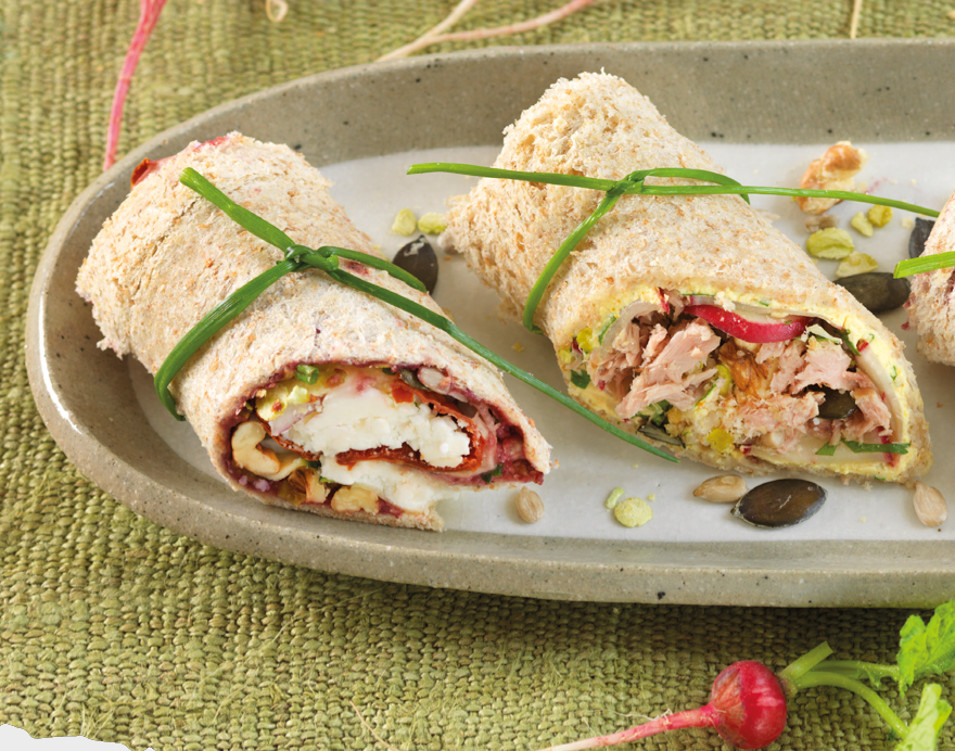 Petits roulés d’été façon wraps Petits roulés d’été façon wraps