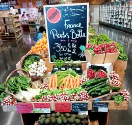 Légumes frais bio magasin bio Biocoop Cholet