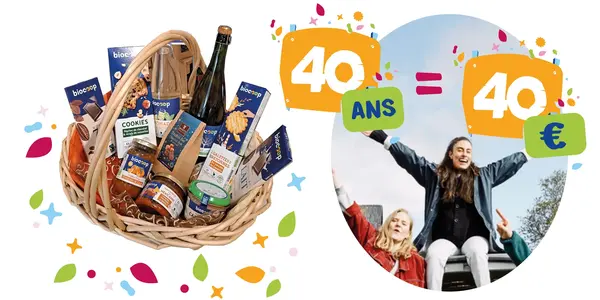 40 ans = 40€ de produits à gagner à Biocoop Cholet !