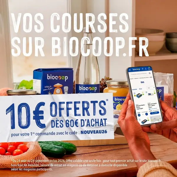 10€ offert pour vos premières courses en ligne !