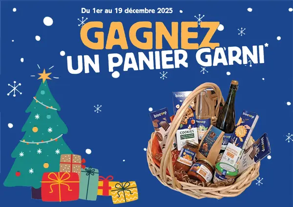 Gagnez un panier garni pour Noël !