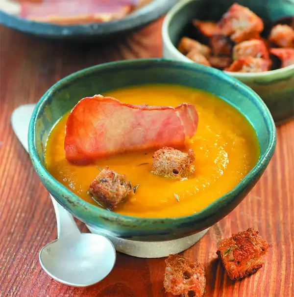 Soupe carotte, curry & coco