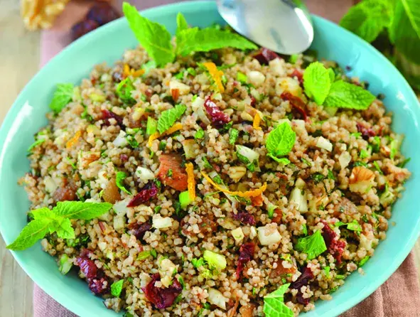 Taboulé de couscous de sarrasin aux fruits secs Taboulé de couscous de sarrasin aux fruits secs